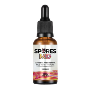 sporesmd magic mushroom amanita pantherina tincture 30ml 600x600